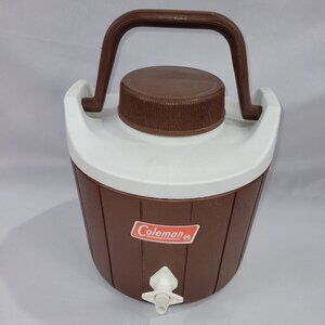 Coleman Water Jug Cooler 1 Gallon Vintage Camping Drink Thermos